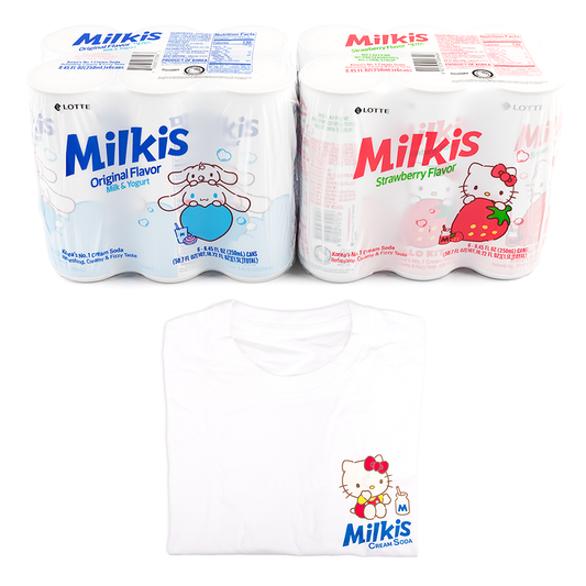 Milkis X Sanrio T-shirt Gift Box