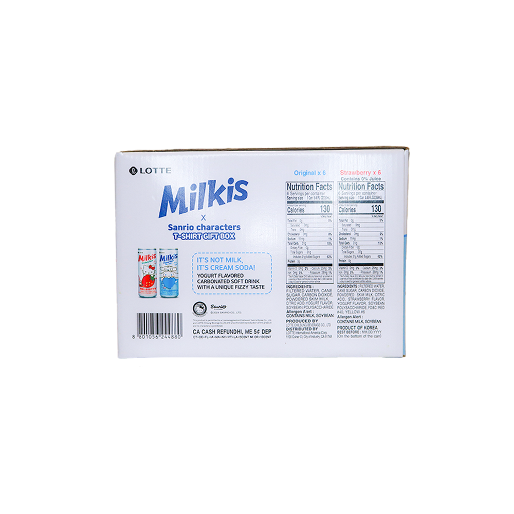Milkis X Sanrio T-shirt Gift Box