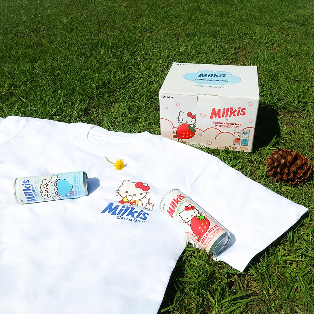 Milkis X Sanrio T-shirt Gift Box